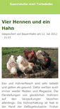 Mobile Screenshot of bauernhahn.de